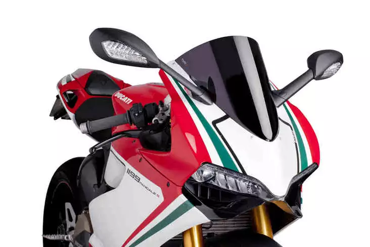 Puig Racing Screen Ducati Panigale / Superleggera - Moottoripyörän katteet ja tuulenohjaimet - D299142 - 1