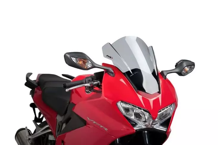 Puig Racing Screen Honda Vfr800F 14'-18' C/Smoke - Moottoripyörän katteet ja tuulenohjaimet - D300962 - 1