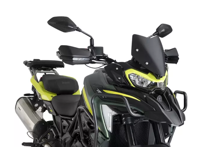 Puig Sport Screen Benelli Trk 702/X 25' C/Matt Black - Moottoripyörän katteet ja tuulenohjaimet - D536982 - 1