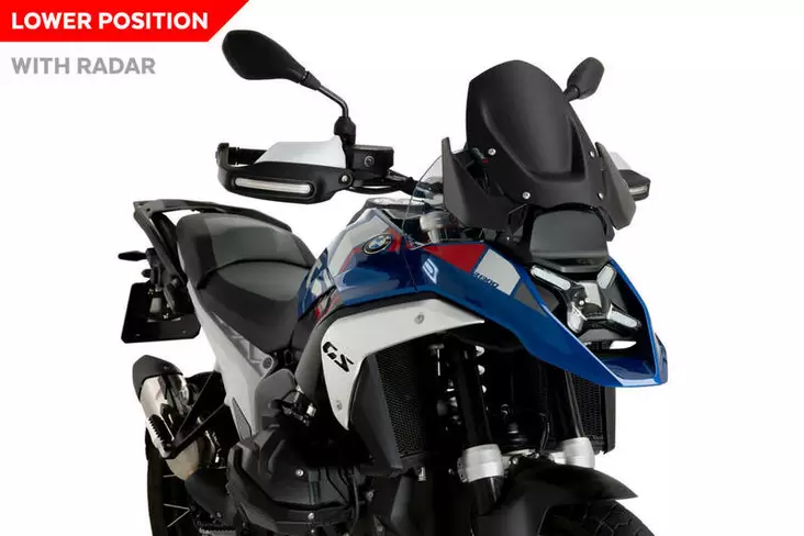 Puig Sport Screen Bmw R1300GS 24' C/Matt Black - Moottoripyörän katteet ja tuulenohjaimet - D503392 - 1