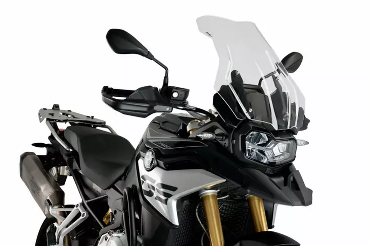 Puig Touring Screen Bmw F850Gs/Adv C/Clear - Moottoripyörän katteet ja tuulenohjaimet - D338022 - 1