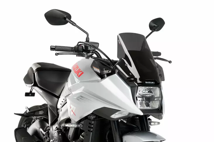 Puig Touring Screen Suzuki Katana 19' C/Dark Smoke - Moottoripyörän katteet ja tuulenohjaimet - D338072 - 1