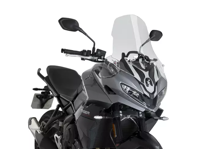 Puig Touring Screen Triumph Tiger Sport 800 25' C/Clear - Moottoripyörän katteet ja tuulenohjaimet - D537002 - 1