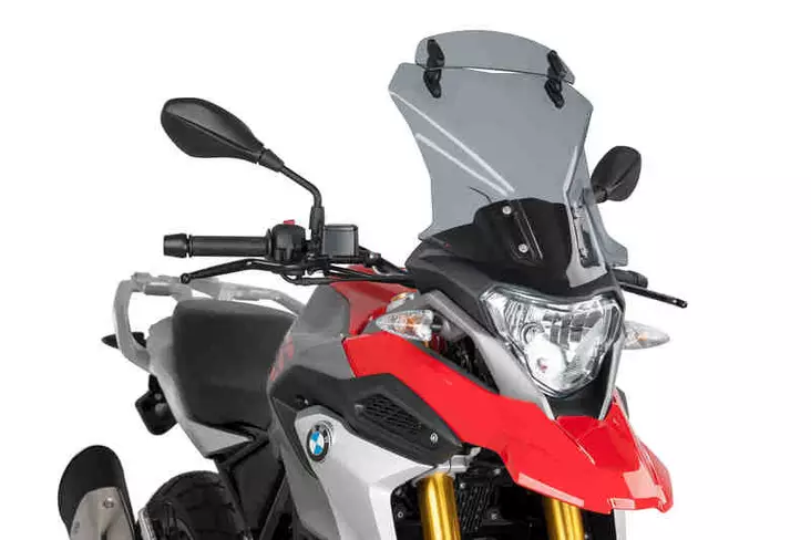 Puig Touring Screen W/Vis Bmw G310Gs 17-22'- C/Smoke - Moottoripyörän katteet ja tuulenohjaimet - D303182 - 1