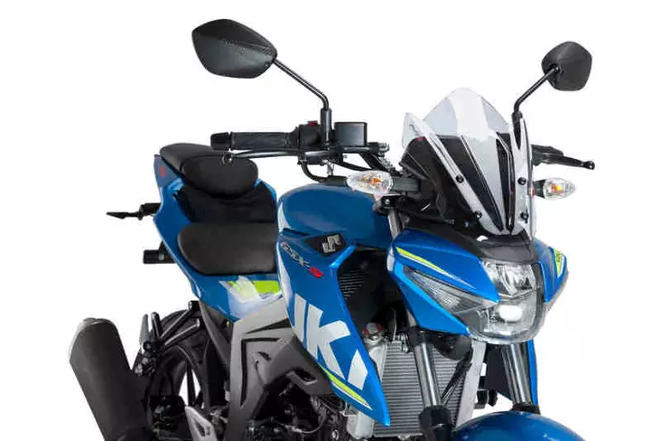 Puig Wind. N.G. Sport Suzuki Gsx-S125 17-21' C/Clear - Moottoripyörän katteet ja tuulenohjaimet - D303172 - 1