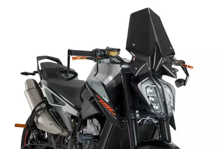Puig Winds. New Generation Ktm 790 Duke 18' C/Black - Moottoripyörän katteet ja tuulenohjaimet - D302912 - 1