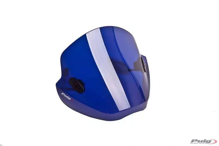 Puig Windshield Mod. Stream Er6N 12' C/Blue - Moottoripyörän katteet ja tuulenohjaimet - D299652 - 1