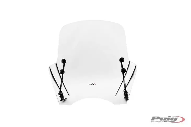 Puig Windshield T.X. Sym Fiddle 50/125 21' C/Clear - Moottoripyörän katteet ja tuulenohjaimet - D453522 - 1