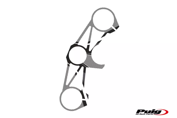 Puig Yoke Protector Kawasaki Zx-6R 636 19' C/Carbon Loo - Moottoripyörän kaatumatapit - D338302 - 1