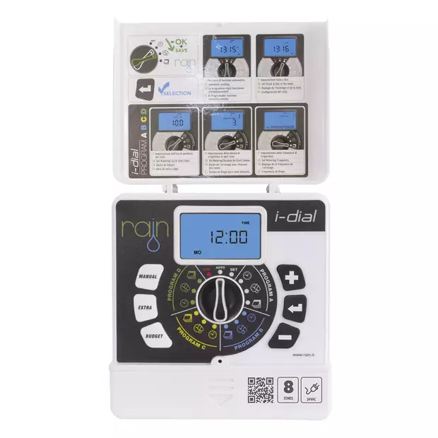 Rain irrigation controller i-dial, 8 zones - Tarvikevaraosat - 8400-0042 - 1