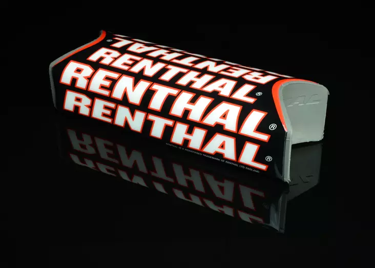 Renthal Team Fatbar Pehmuste Musta/Valkoinen/Punainen - Moottoripyörän ohjaustangon pehmusteet - D446342 - 1