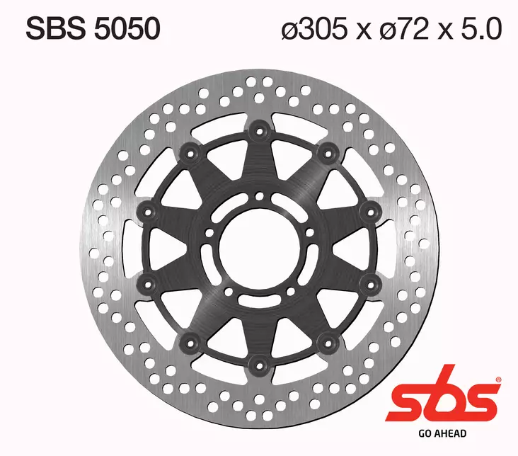 Sbs Jarrulevy Standard - Moottoripyörän jarrulevyt - D241682 - 1