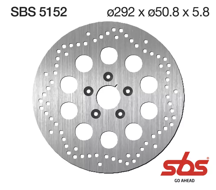 Sbs Jarrulevy Standard - Moottoripyörän jarrulevyt - D241772 - 1