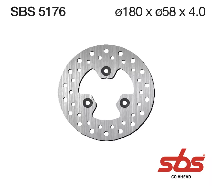 Sbs Jarrulevy Standard - Moottoripyörän jarrulevyt - D241792 - 1