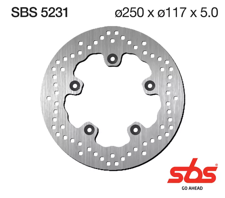 Sbs Jarrulevy Standard - Moottoripyörän jarrulevyt - D241832 - 1