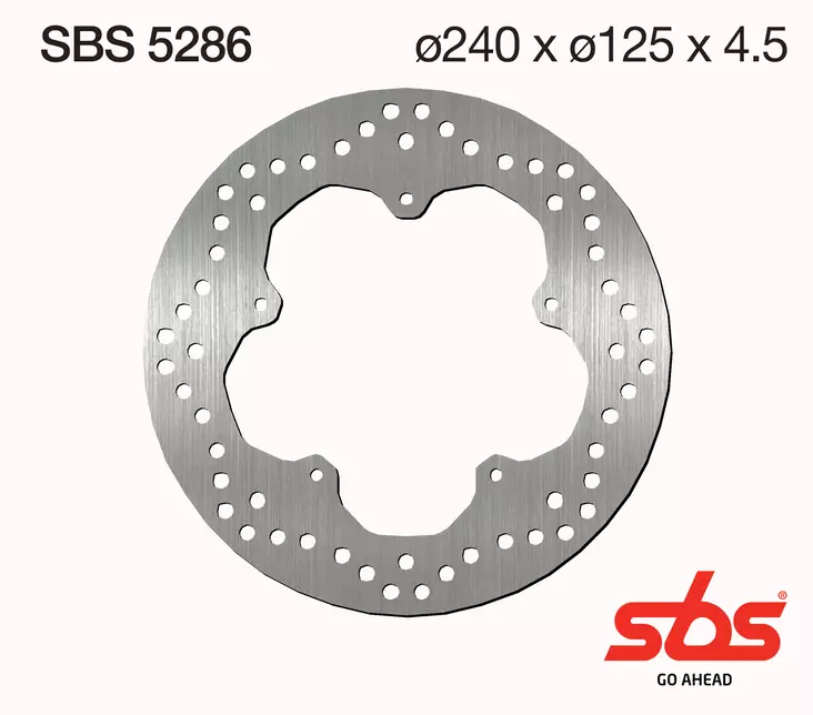 Sbs Jarrulevy Standard - Moottoripyörän jarrulevyt - D241882 - 1