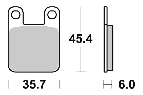 Sbs Jarrupalat Carbon Silver - Moottoripyörän jarrupalat - D220742 - 1