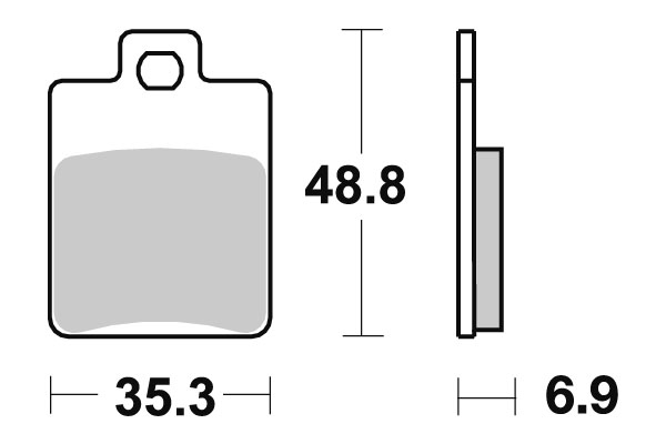 Sbs Jarrupalat Carbon Tech - Moottoripyörän jarrupalat - D220532 - 1