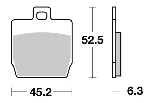 Sbs Jarrupalat HM Scooter - Mopon ja skootterin jarrupalat - D241542 - 1