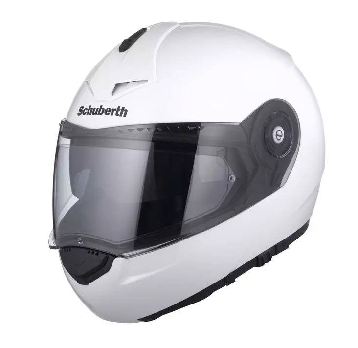 Schuberth C3 Pro avattava kypärä valkoinen Coolmax-pinnoitteella - Avattavat kypärät - D135652 - 1