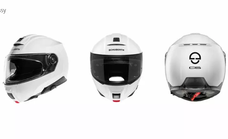 Schuberth C5 avattava kypärä valkoinen ECE 22.06 hyväksytty - Avattavat kypärät - D416532 - 1