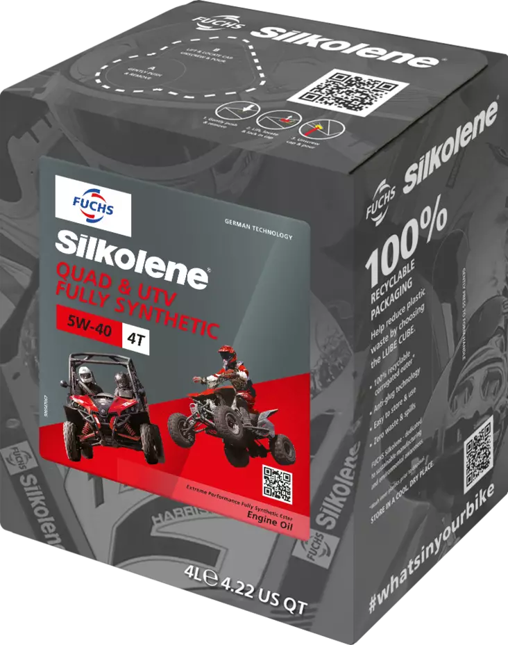 Silkolene Quad ATV 5W-40 4L CUBE (4) - Moottoriöljyt - D404072 - 1