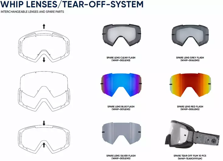 Spect Red Bull Whip LINSSI punainen flash - Ajolasien varaosat ja tarvikkeet - D399662 - 1