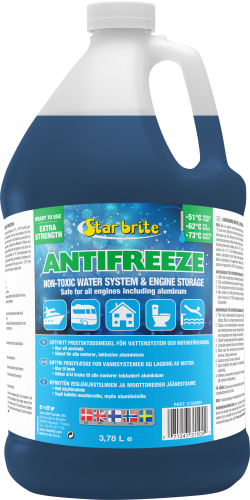 Star brite Anti Freeze -73 3,78 gal myrkytön pakkasneste vihreä laimennettava - Veneen puhdistus ja vahaus - D259452 - 1