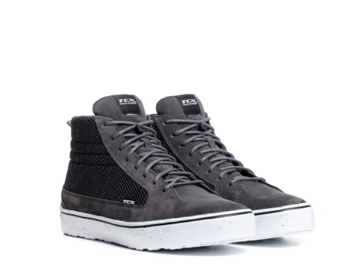 TCX Street 3 Air moottoripyöräkengät, harmaa/valkoinen - Moottoripyörä ajokengät - D456662 - 1