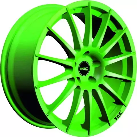 TEC Speedwheels AS2 Race light green CB: 72.6 alumiinivanne 8.5x19 - 19-tuumaiset alumiinivanteet - 499-50042 - 1