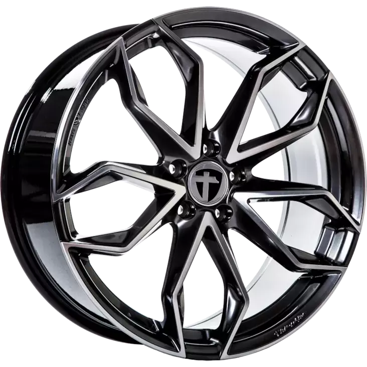 Tomason TN22 dark hyperblack polished alumiinivanne 8.5x19 - 19-tuumaiset alumiinivanteet - 499-78212 - 1