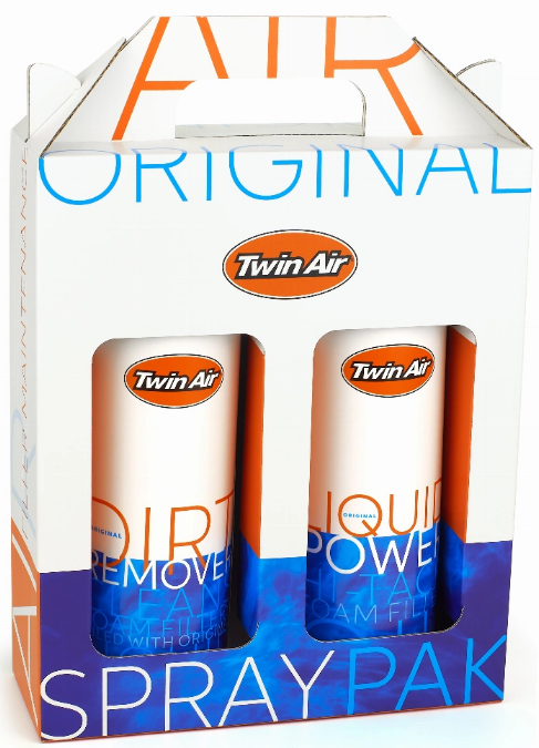 Twin Air Liquid Power Spray + Liquid Dirt Remover Spray Pak (2x500ml) (12) (IMO) - Ilmansuodatinöljyt - D153622 - 1