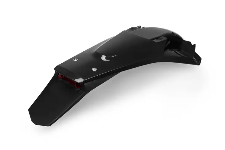 UFO Rear Fender Enduro LED HVA TE/FE 150-501 2017-19 Musta 001 - Offroad lokasuojat ja jatkeet - D402892 - 1
