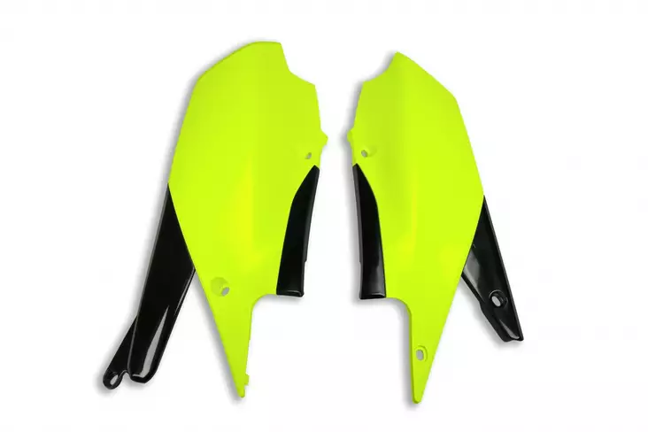 UFO Sivunumerokilvet YZ250F 19-23 YZ450F 18-22 Fluo Yellow DFLU - Offroad numerokilvet - D434902 - 1