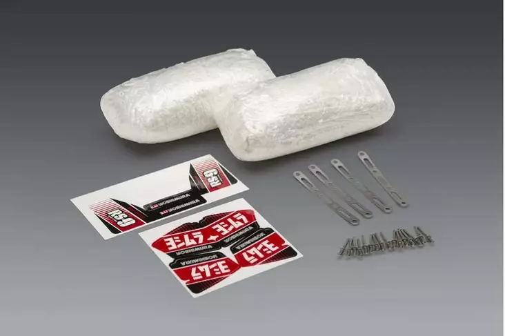 Yoshimura RS-9T Dual Premium Muffler Repack Kit 550g - Moottoripyörän pakoputken osat - D417712 - 1
