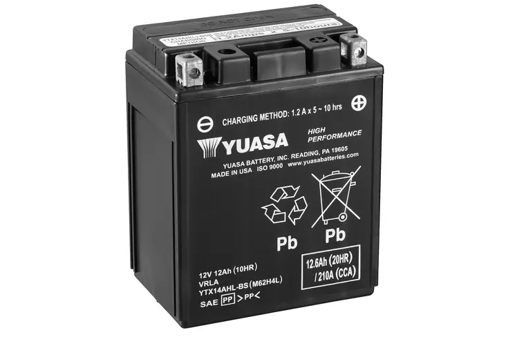 Yuasa akku, YTX14AHL-BS (cp) - Akut - D76862 - 1
