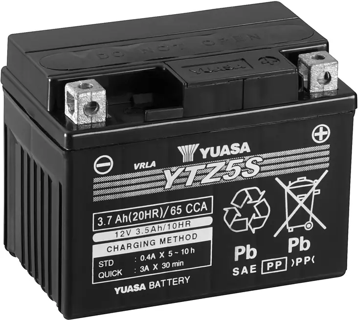 Yuasa akku, YTZ5S (cp) Happopatruuna mukana (6) - Akut - D270302 - 1