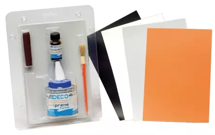 Adeco Adamprene kumiveneen korjaussarja neopreeni musta - Kumiveneen korjaus tuotteet - D281463 - 1