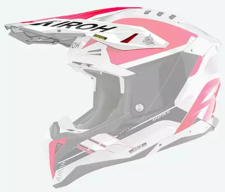 Airoh Aviator 3 Peak Saber Red Gloss - Offtoad kypärien lipat - D499103 - 1