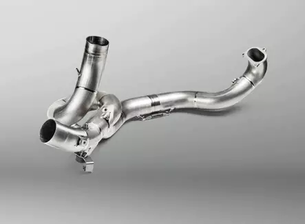 Akrapovic Optional Header (Titaani) Multistrada 1200/S 2015-17,1260/S 2018- - Moottoripyörän alkukäyrät - D309803 - 1