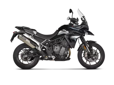 Akrapovic Slip-On Line äänenvaimennin (titaani) Triumph Tiger 850 / 900 (2020-2024) - Moottoripyörän äänenvaimentimet - D389683 - 2