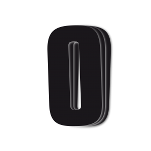 Blackbird kilpanumerot musta 3kpl/srj 16x7,5cm #0 - Numeropohjat ja kilpanumerot - D171963 - 1