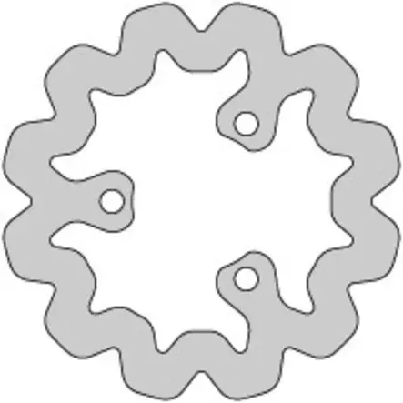 Delta-BrakingJarrulevy, Taka, Ulko Ø 180mm, Aprilia / Derbi / Gilera / Rieju - Mopon ja skootterin jarrulevyt - D479853 - 1