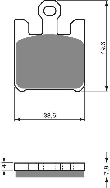 GOLDFREN Jarrupalat 200 Ceramic Carbon S3 - Moottoripyörän jarrupalat - D227993 - 1