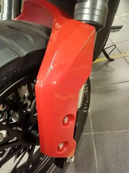 Kontio Motors SuperMoto Vasen iskunvaimentajan suoja - Kontio SuperMoto varaosat - 499-128993 - 1