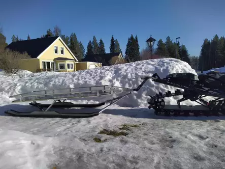 Sno-X Tundra Moottorikelkka Reki Heavy Duty - Moottorikelkan reet ja pulkat - D421703 - 2