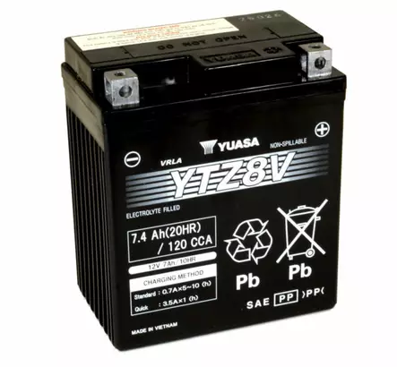 Yuasa akku, YTZ8V (wc) factory activated (10) - Akut - D270303 - 1