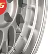 885 LeMans Silver alumiinivanne 9.5x19 - 19-tuumaiset alumiinivanteet - 499-54923 - 5