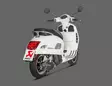 Akrapovic Slip-On Line äänenvaimennin (ruostumaton teräs) Vespa GTS 125 / Super / Sport / Tech (2021-2024) - Moottoripyörän äänenvaimentimet - D417143 - 2