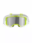Alpinestars Ajolasit Vision 8 WORDMARK Valkoinen/Keltainen Fluo Hopea peili - Crossilasit - D500283 - 2